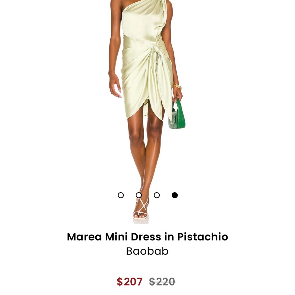 Baobab small Marea Mini Dress in Pistachio
Brand new with tags